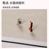 KAYE地毯客厅奶油风加厚免洗易打理轻奢高级感卧室家用垫子沙发茶几毯 SJR-香颂时光-书白 50/平/单拍不