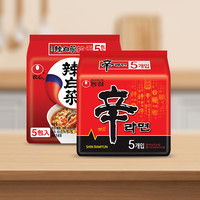 农心 韩式辛拉面 120g*5袋（香菇牛肉/韩式泡菜 2味可选）