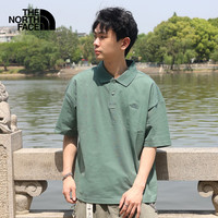 The North Face25春夏北面polo衫男户外透气凉感速干透气翻领POLO衬衫短袖8BWQ HCH M
