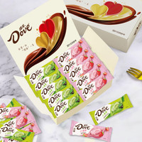 德芙（Dove）牛奶巧克力休闲零食结婚庆喜糖果儿童解馋食品 德芙混合口味盒装13g*12条156g