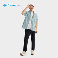 Columbia邓刚同款哥伦比亚户外男女钓鱼系列UPF50防晒运动休闲衬衫FJ7048 461男女同款 L (180/100A)