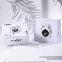ZIPPO打火机官方正品Future精灵亚克力智能触屏电子送男士朋友生日礼物 智能触屏白色【专属单机款】