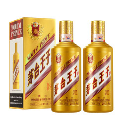 茅台 金王子 酱香型高度白酒 53度 500mL 2瓶 （内含礼袋）