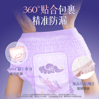  shecare/舒莱 防侧漏 女士安睡裤  M-L码中腰, F码低腰, XXL码高腰 正常规格