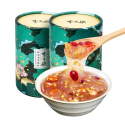 李子柒 桂花坚果藕粉莲藕羹莲藕粉营养早餐冲泡代餐食品350g×2罐