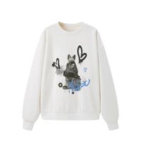 宽松圆领大图卫衣秋冬外套上衣