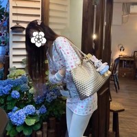 ECODAY编织托特包中号单肩手提腋下包大容量包包女生日520情人节礼物