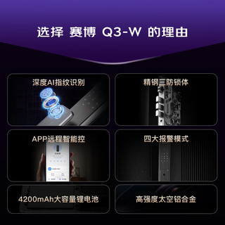 凯迪仕 Q3-W WIFI智联 智能门锁