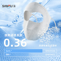 【凉肤防晒】三福防晒面罩无痕脸基尼全脸防紫外线透气口罩女夏季 浅灰