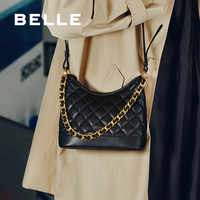 百丽包包女大容量白色托特包母亲节小香风单肩斜挎包腋下7083