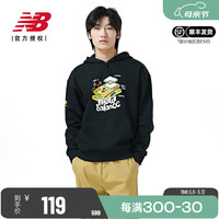 new balance 男士连帽卫衣 AMT11336-BK