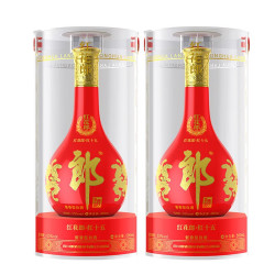 郎酒 红花郎15年 53%vol 酱香型白酒 500ml*2瓶