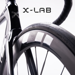 X-LAB 破风型公路自行车AD8碳纤维破车架轮组油碟无线电子变速公路车 黑武士 S 165-175