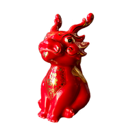 福人福地 新年春节吉祥家居陶瓷龙年摆件
