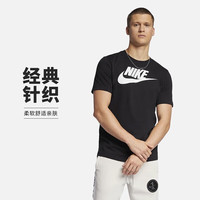 NIKE 耐克 Sportswear 男子运动T恤 AR5005-010 黑色 M