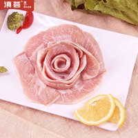 滇荟杭州乌金猪原切冷冻猪颈肉片740g烧烤火锅食材散养黑猪源头直发