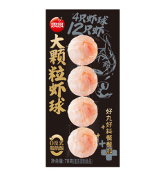 思念 大颗粒虾球70g