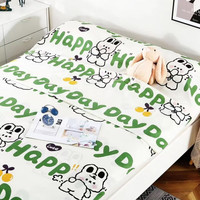 星寇便携式加厚隔脏睡袋四件套水洗双人旅行床单被罩防脏旅游酒店 喵喵兔 隔脏睡袋三件套 230cm*120cm