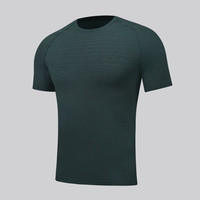 lululemon丨Metal Vent Tech 男士运动短袖 T 恤 *GS LM3FEMS 风暴蓝/黑松 XXS