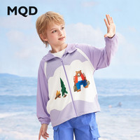 马骑顿(MQD)【凉感UPF50+】MQD男童夏季新款连帽卡通轻薄防晒服外套