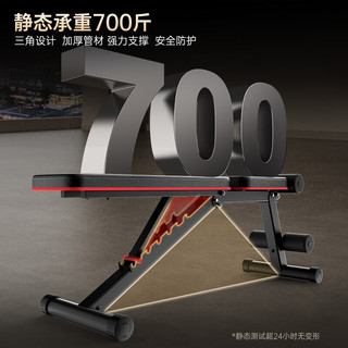捷瑞特（JOROTO）美国哑铃凳多功能椅折叠卧推凳仰卧板腹肌器家用材MD40