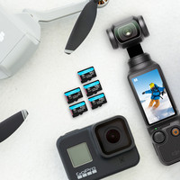 金士顿U3V30A2高速tf存储小卡canvas go plus microsd适用于运动相机大疆pocket3无人机航拍4k高清内存卡 金士顿TF蓝卡170M/S标配 1TB