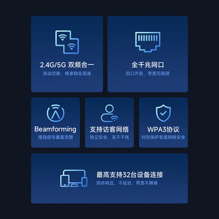  TCL 5G双频高速WIFI 无线路由器