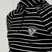女式卫衣小熊女装春秋季连帽暖绒卫衣学院风T恤打底衫上衣潮