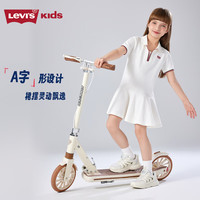 Levi's李维斯儿童女童polo连衣裙2025夏季中大童洋气短袖裙子 糖果白 110 /56 【身高104-110cm】