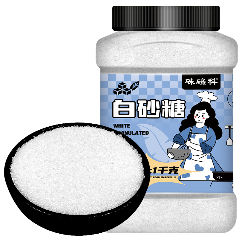 硃碌科 一级白砂糖 食糖白糖西点烹饪烘焙家用调味糖厨房调料