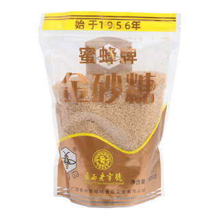 蜜蜂牌 金砂糖 家用黄砂糖粉厨房烹饪烘焙烹饪调味蔗香 冲饮伴侣