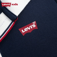 Levi's李维斯儿童女童polo连衣裙2025夏季中大童洋气短袖裙子 深靛蓝 120 /60 【身高110-116cm】
