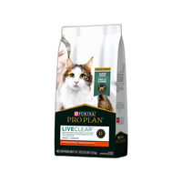 PRO PLAN 冠能 LIVECLEAR畅抚系列 三文鱼成猫猫咪干粮 猫毛过敏专用 1.59kg