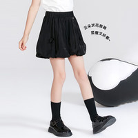 PawinPaw卡通小熊童装夏季女童儿童休闲短裤花苞裤 黑色/19 130