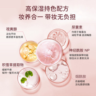 「限量」CANMAKE玻璃唇釉唇彩镜面水光口红唇蜜不掉色不沾杯 02荔枝玫瑰「清冷氛围」