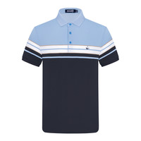 Navigare意大利小帆船夏季灰色polo衫男短袖翻领t恤休闲打底衫