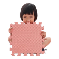 布迪思加厚泡沫垫拼接地垫儿童爬行地铺睡垫婴儿防摔隔音减震爬爬垫家用 【母婴级 送边条】 cm厚（16片）
