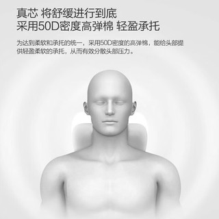 雪驰希适用于小米SU7车载头枕四季通用同款护颈枕座椅舒适垫汽车内饰品 迷雾紫 1个