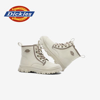 Dickies童鞋2025春季儿童马丁靴男女童英伦风童靴子白色鞋子