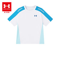 安德玛（Under Armour）男女童春夏短袖T恤撞色休闲百搭圆领短袖T恤252120520