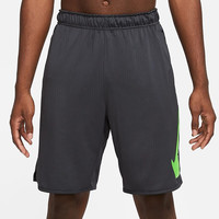耐克(NIKE)男运动裤 夏季针织短裤休闲裤 凉爽轻便 FB7949-060 黑灰 XL