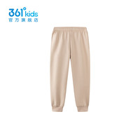 361°【商城同款】童装男童针织长裤年春季中大童裤子 雾卡其 175
