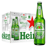 Heineken 喜力 星银啤酒 全麦酿造 500ml*12瓶