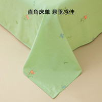 百丽丝水星家纺100%纯棉床单单件宿舍单人床单全棉被单床罩床上用品