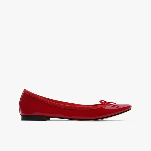 Repetto 丽派朵 CENDRILLON皮底红色法式芭蕾鞋