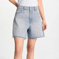 李 Lee24春夏浅蓝色女A字牛仔短裤潮流