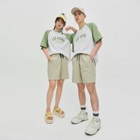  Lee/李 宽松直筒 男女同款尼龙休闲短裤