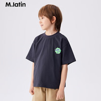 M.Latin/马拉丁童装T恤夏装新款男童大小童后背大图案线稿短袖T恤