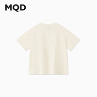 马骑顿(MQD)男大童24夏新款户外露营潮酷卡通短袖T恤