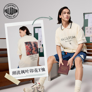  PALLADIUM/帕拉丁 枫叶印花 男女款短袖T恤